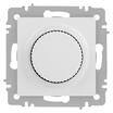 Светорегулятор Accent 6-401-01М поворотный 600Вт 230В IP20 СУ бел. матов. Intro Б0063671 - УПС инжиниринг