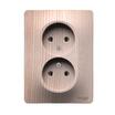 Розетка двойная Glossa 16А без заземл. в сборе сосна SE GSL001520 - УПС инжиниринг