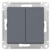 Переключатель перекрестный 2-кл. AtlasDesign 2хсх.7 10АХ механизм грифель SE ATN000773 - УПС инжиниринг