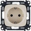 Розетка 1-м СП Valena Allure 16А IP20 250В 2P+E защ. шторки винтов. клеммы с лицев. панелью механизм сл. кость Leg 753824 - УПС инжиниринг