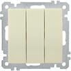 Выключатель 3-кл. СП Bolero ВС10-3-0-Б 10А IP20 10А IP20 механизм крем. IEK EVB30-K33-10 - УПС инжиниринг