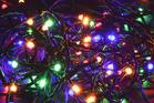 Гирлянда "Нить" 5м 50LED RGB IP20 провод зел. 230В с контроллером 8 режимов IEK LGDB110-3-050-05-G-S-20 - УПС инжиниринг