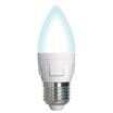 Лампа светодиодная LED-C37 7W/4000K/E27 /FR/DIM PLP01WH Яркая 7Вт матовая 4000К нейтр. бел. E27 диммир. (упак. картон) Uniel UL-00004295 - УПС инжиниринг