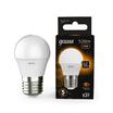 Лампа светодиодная Black 6.5Вт P45 шар 3000К тепл. бел. E27 520лм GAUSS 105102107 - УПС инжиниринг