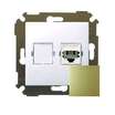 Розетка телефонная СП Simon34 RJ11 механизм бронз. Simon 34480-036 - УПС инжиниринг