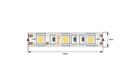 Лента светодиодная стандарт 5050 60LED/м 14.4Вт/м тепл. бел. 12В IP68 со скотчем 3М (уп.5м) SWG Standard 00-00009269 - УПС инжиниринг