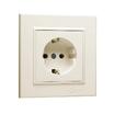Розетка 1-м СП Karea 16А IP20 с/з крем. Makel 56010028 - УПС инжиниринг