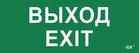 Этикетка самоклеящаяся "Выход-EXIT" ДПА IP20/54 IEK LPC10-1-24-09-VYHD - УПС инжиниринг