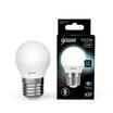 Лампа светодиодная Black 6.5Вт P45 шар 4100К нейтр. бел. E27 550лм GAUSS 105102207 - УПС инжиниринг