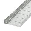Лоток листовой перфорированный 400х100 L3000 сталь 1мм цинк-ламель DKC 35345ZL - УПС инжиниринг