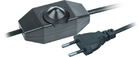 Шнур 61 603 NPS-FS02-170-2х0.5-BL 1.7м с диммир. выкл. черн. Navigator 61603 - УПС инжиниринг