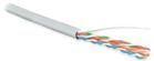 Кабель витая пара U/UTP кат.5E 4х2х24AWG solid LSZH нг(А)-HF UUTP4-C5E-S24-IN-LSZH-GY-305 сер. (м) Hyperline 42045 - УПС инжиниринг