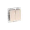 Выключатель 2-кл. Glossa (сх. 5) 10AX быстрозажим. клем. механизм беж. SE GSL000251S - УПС инжиниринг