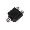 Переходник 1 гнездо RCA-2 гнезда RCA REXANT 14-0422 - УПС инжиниринг