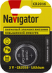 Элемент питания литиевый CR2016 93 821 NBT-CR2016-BP1 (блист.1шт) NAVIGATOR 93821 - УПС инжиниринг