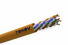 Кабель витая пара U/UTP 4х2х24AWG(0.48мм) кат.5E LSZH Fluke tested (м) TOKOV ELECTRIC TKE-C10-U/UTP-42-5E-305-LSZH - УПС инжиниринг