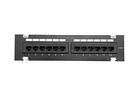 Патч-панель настенная кат.5E UTP 12 портов RJ-45 TOKOV ELECTRIC TKE-WMPP-5E-1U-12P-UTP - УПС инжиниринг