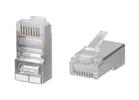 Коннектор RJ45(8P8C) кат.5E экранир. универс. (уп.100шт) TOKOV ELECTRIC TKE-CN-5E24-STP - УПС инжиниринг