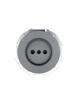Розетка 1-м СП OSEN без заземл. ПБТ механизм сер. матов. LEZARD 743-7488-121B - УПС инжиниринг
