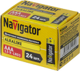 Элемент питания алкалиновый AAA/LR03 14 059 NBT-NPE-LR03-BOX24 (уп.24шт) Navigator 14059 - УПС инжиниринг