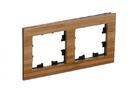 Рамка 2-м AtlasDesign Nature дерево бамбук SE ATN353202 - УПС инжиниринг