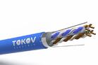 Кабель витая пара F/UTP 4х2х23AWG (0.57мм) кат.6 LSZH Fluke tested (м) PRO TOKOV ELECTRIC - УПС инжиниринг
