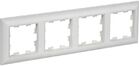 Рамка 4-м BRITE РУ-4-БрАБ арктич. бел./бел. IEK BR-M42-12-K91 - УПС инжиниринг