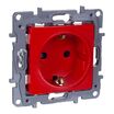 Розетка 1-м СП Etika 16А 250В 2P+E защ. шторки красн. IEK 672722 - УПС инжиниринг