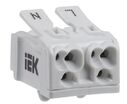Клемма пружинная соединительная КСПн2-L+N IEK UKZ-B06-2P-F1-E0-10 - УПС инжиниринг