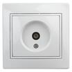 Розетка телевизионная одиночная TV СП Plano 1-301-01 IP20 бел. Intro Б0027617 - УПС инжиниринг