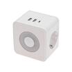 Двойник электрический Куб 16А с/з+2хUSB-A 2.4А+USB Type-C 3А с ночной подсветкой бел. Rexant 11-1251 - УПС инжиниринг