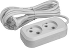 Удлинитель 2х2м без заземл. 10А IP20 90503 OPE-S-02-200-X-2х1 ОНЛАЙТ 90503 - УПС инжиниринг