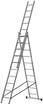 Лестница трехсекционная 3х10 H=285/481/674см 12.19кг алюм. FIT 65435 - УПС инжиниринг