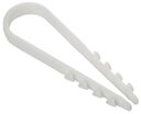 Дюбель-хомут 11х18мм для круглого кабеля нейлон бел. (уп.100шт) GENERICA UDH13-11-18-100-K01-G - УПС инжиниринг