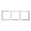 Рамка 3-м S70 стеклян. бел. Voltum VLS110301 - УПС инжиниринг