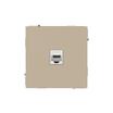 Розетка компьютерная 1-м KANT RJ45 кат.5E без шторки ванильн. марципан DKC 7015663 - УПС инжиниринг