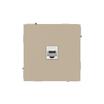 Розетка компьютерная 1-м KANT RJ45 кат.6A без шторки ванильн. марципан DKC 7015673 - УПС инжиниринг