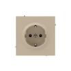 Розетка силовая KANT 2P+E защ. шторки ванильн. марципан DKC 7015033 - УПС инжиниринг