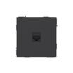 Розетка компьютерная 1-м KANT RJ45 кат.6A без шторки черн. уголь DKC 7012673 - УПС инжиниринг