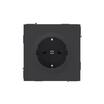 Розетка силовая KANT 2P+E защ. шторки черн. уголь DKC 7012003 - УПС инжиниринг