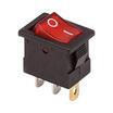 Выключатель клавишный 12В 15А (3с) ON-OFF красн. с подсветкой Mini (RWB-206-1; SC-768) Rexant 36-2170 - УПС инжиниринг