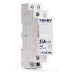 Контактор модульный 18мм 25А 230В АС 2НО PRIZMA TOKOV ELECTRIC TKE-PZ-MC-1-25-230-20 - УПС инжиниринг