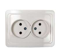 Розетка 2-м СП Classico 2102 16А IP20 бел. ASD / IN HOME 4680005959914 - УПС инжиниринг