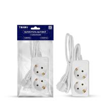 Удлинитель 2х5м с заземл. 10А 3х0.75 TOKOV ELECTRIC TKE-C01-BU2-5-075-Z - УПС инжиниринг