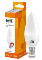 Лампа светодиодная ECO C35 7Вт свеча 3000К E14 230В IEK LLE-C35-7-230-30-E14 - УПС инжиниринг