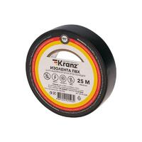 Изолента ПВХ 0.13х19мм 25м черн. Kranz KR-09-2206 - УПС инжиниринг