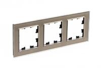 Рамка 3-м AtlasDesign Nature стекло шампань SE ATN320503 - УПС инжиниринг