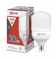 Лампа светодиодная высокомощная LED-HP-PRO 30Вт цилиндр 6500К холод. бел. E27 2850лм 230В IN HOME 4690612031088 - УПС инжиниринг
