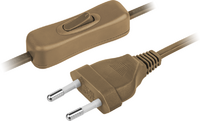 Шнур 61 721 NPS-FS-170-2х0.5-BR 1.7м с выкл. корич. Navigator 61721 - УПС инжиниринг