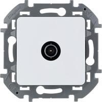 Розетка телевизионная оконечная TV Inspiria 10дБ 5-862мГц механизм бел. Leg 673870 - УПС инжиниринг